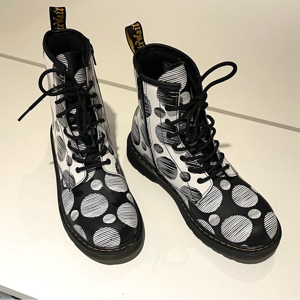 Dr Martens boot.